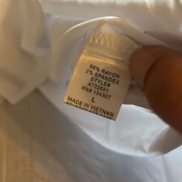 Nwt lumiere urban outfitters white button down L - Picture 7 of 8